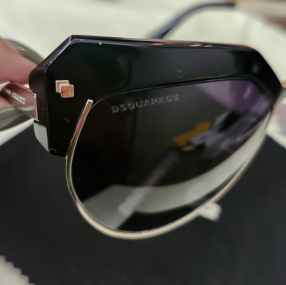 DSQUARED2 Khloe Sunglasses DQ0254 01B Black 57mm 254 main image 8